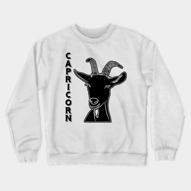 Capricorn Crewneck Sweatshirt by xxtinastudio